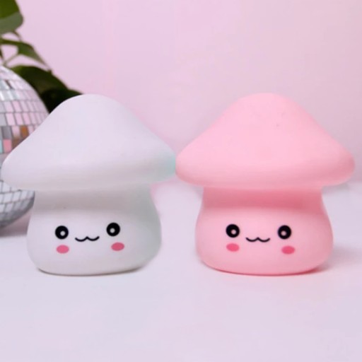 Hubová nočná lampa Silikónová LED hubová lampa