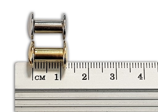 5 KS - 1 KS 3,17 SIEŤOVÁ SKRUTKA KNIHAČKY PRE MENU KARTU, SKRUTANÁ 10 MM