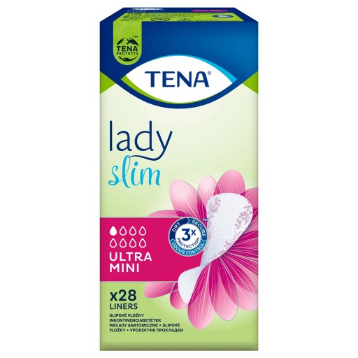 TENA Lady Slim Ultra Mini urologické vložky pre ženy na moč 28 ks.