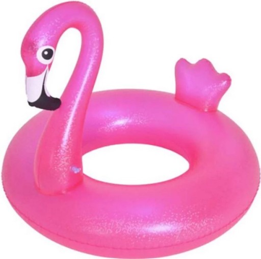 SunClub nafukovací prsteň Giant Flamingo, ružový, priemer 106