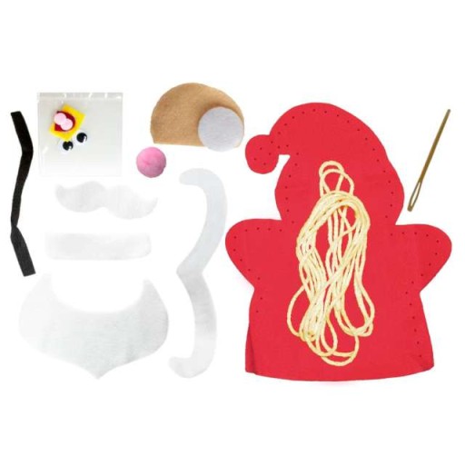 Kreatívna SANTA DIY filc SADA NA MONTÁŽ
