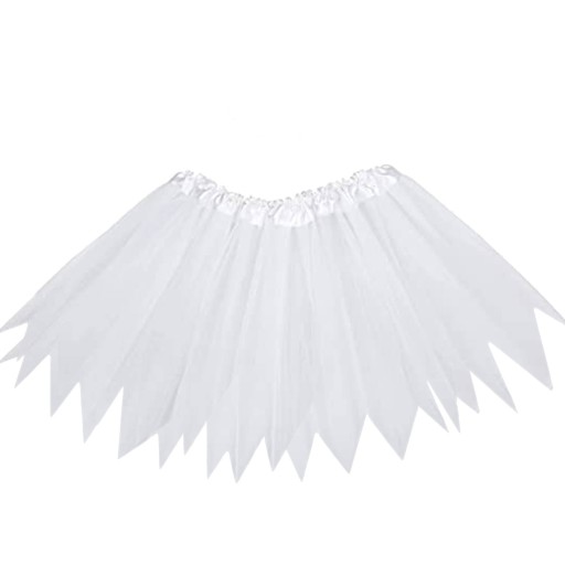DETSKÁ TYLOVÁ SUKŇA TUTU 30CM ČIERNE volániky BALETNÁ SUKŇA