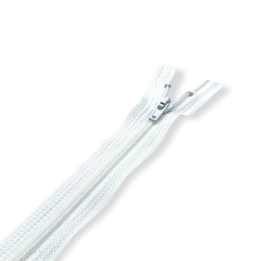 Špirálový zips s5 ALPHA biely 60CM