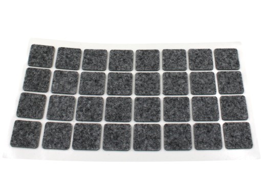 STAROSTLIVOSŤ O PODLAHU samolepiace plsti 25 x 25 mm ŠEDÁ