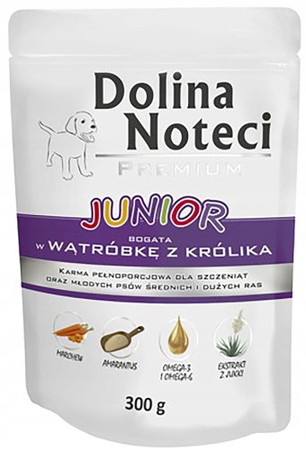 DOLINA NOTECI PREMIUM JUNIOR pečeňové vrecúško 300g