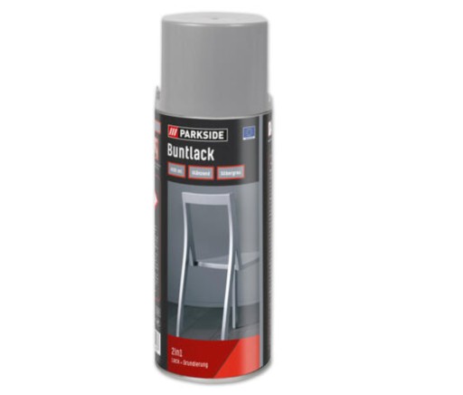 FARBA V SPREJU LESK GREY PARKSIDE 400ml