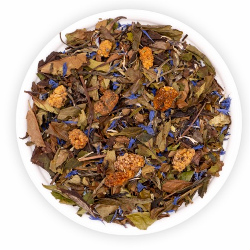 BIELY LISTOVÝ ČAJ KRÉMOVINA INCAN BERRY MULBERRY EVEREST TEAVERSO 50G