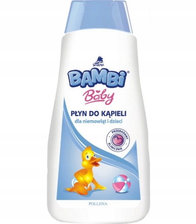 Bambi jahodový kúpeľ do kúpeľa pre deti 500ml