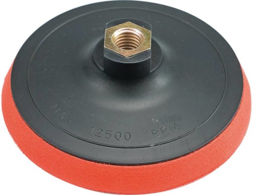 GUMOVÝ DISKOVÝ KOTÚČ SO SUCHÝM zipsom NA UHLOVÚ BRÚSKU 125MM