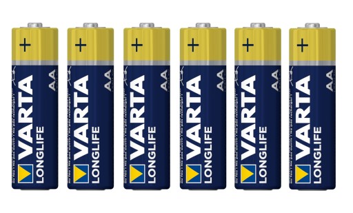Batéria Varta Longlife AA - 6ks LR6