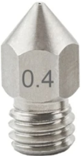 MK8 OCEĽOVÁ TRYSKA 0,4 mm 1,75 mm CREALITY ENDER 3 5