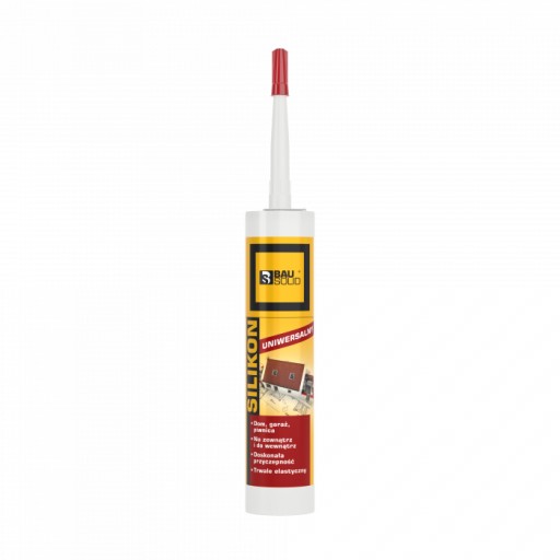 Univerzálny silikón - bezfarebný 280ml BAUSOLID