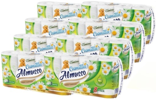 Toaletný papier s vôňou Almusso 8 ks Camilla harmanček