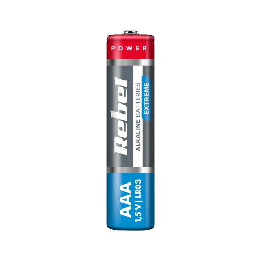 REBEL EXTREME LR03 alkalické batérie 4 ks/bl.