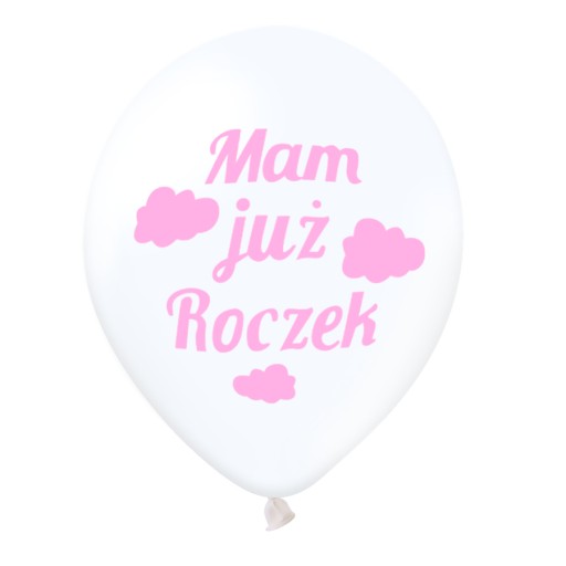 VEĽKÉ RUŽOVÉ BALÓNY PRE ROČNÉ DIEVČATKO x9