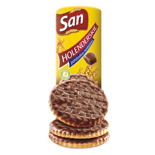 San Biscuits Holandské sušienky v mliečnej čokoláde 170 g