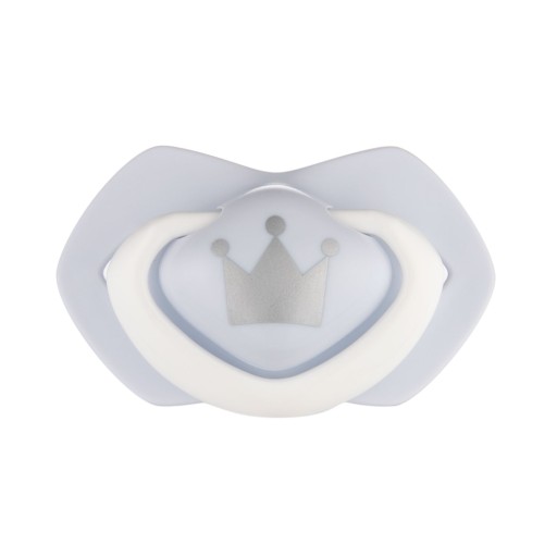 Canpol baby Cumlík silikónový 6-18m symetrický ROYAL BABY 2 ks 22/651