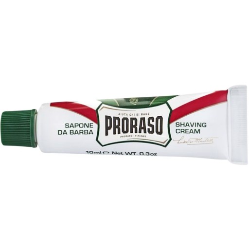 Proraso Osviežujúci krém na holenie Eucalyptus - eukalyptový krém na holenie 10 ml