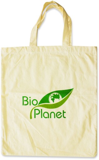 Nákupná taška (bavlnená) s logom Bio Planet