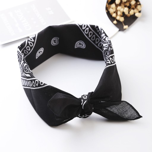 BANDAMSCARF, BANDANASCARF, BLACK