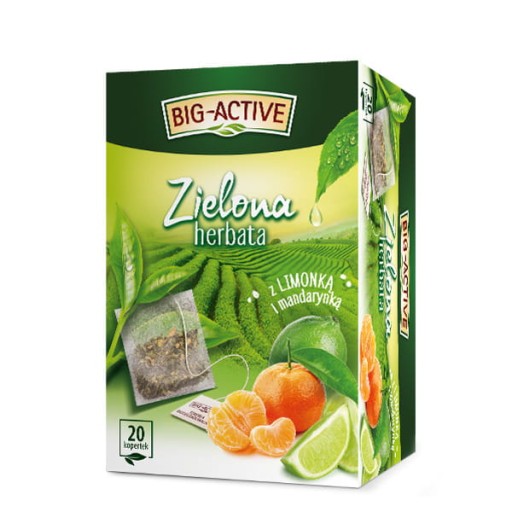 Bylinkový čaj Big-Active s limetkou a mandarínkou Ex20