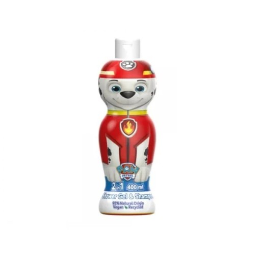 Sprchový gél a šampón Paw Patrol Marshall 400 ml 2D fľaša