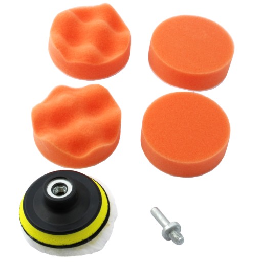 HUBOVÉ KOŽUŠINOVÉ DISKY LEŠTIACE PODLOŽKY NA VELCRO 80MM SADA-7
