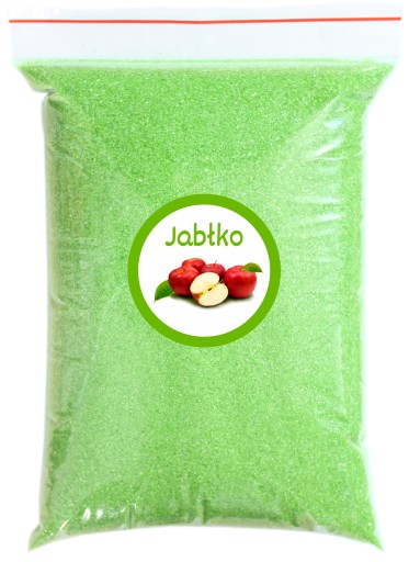 Cukor na cukrovú vatu Jablko 1kg Jablkovo zelené Suché