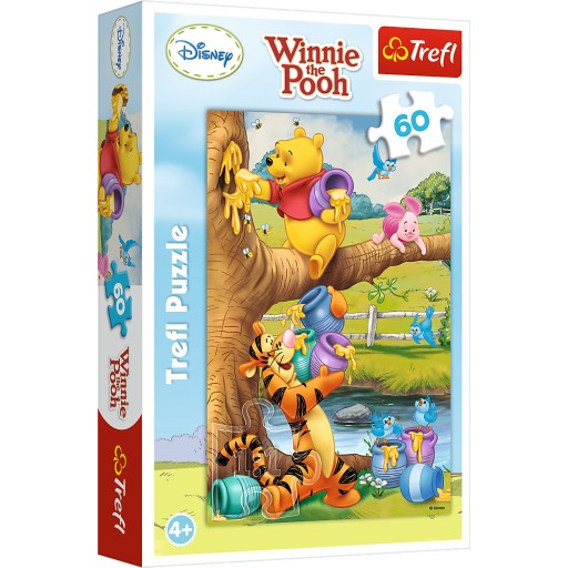 PUZZLE 60 PUZZLE MACKO PÚ TIGER DISNEY 4+ KOCKY