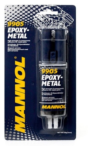 MANNOL EPOXY-METAL - DVOJZLOŽKOVÉ LEPIDLO NA KOV