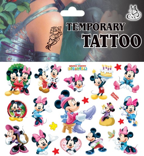 UMÝVAJÚCE TETOVANIE PRE DETI MINNIE MOUSE CG356