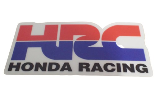 HRC HONDA RACING NÁLEPKA FLUO NÁLEPKA 9 x 4 cm