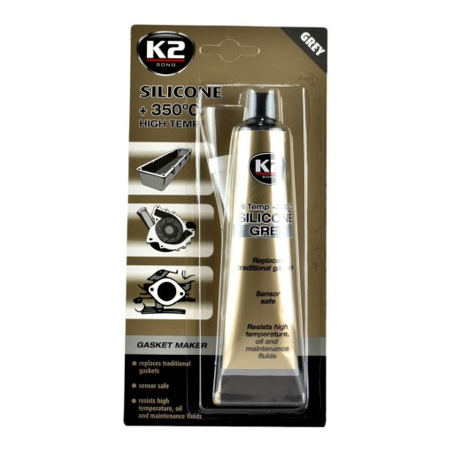 ŠEDÝ SILIKÓN +350°C 85G