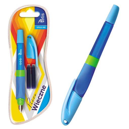 TETIS BLUE ŠKOLSKÉ PLNIACE PERO + 2 NÁPLNE