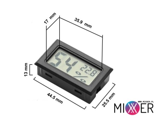 Vlhkomer Vlhkomer LCD digitálny teplomer