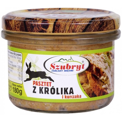 Paštéta z králika a kura bez konzervantov 180g