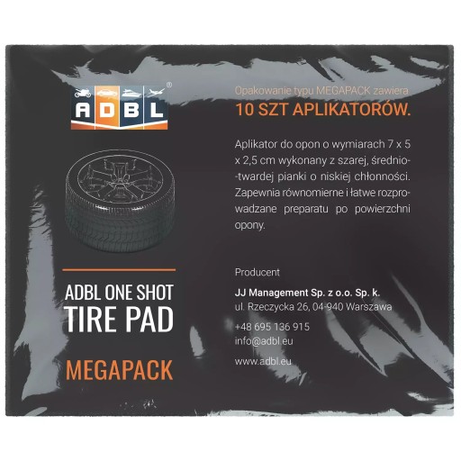 ADBL One Shot Tire Pad MEGAPACK 10 kusov