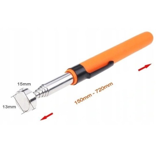 TELESKOPICKÝ MAGNETICKÝ UCHOVÁVAČ DLHÝ MAGNET 72cm