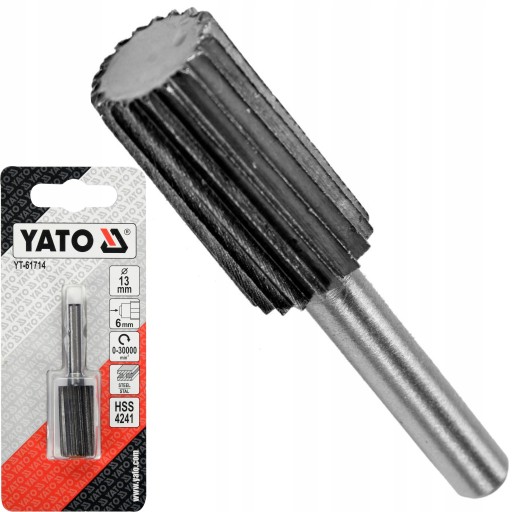 KONCOVÁ FRÉZA YATO VALCOVÁ HSS 6mm YT-61714