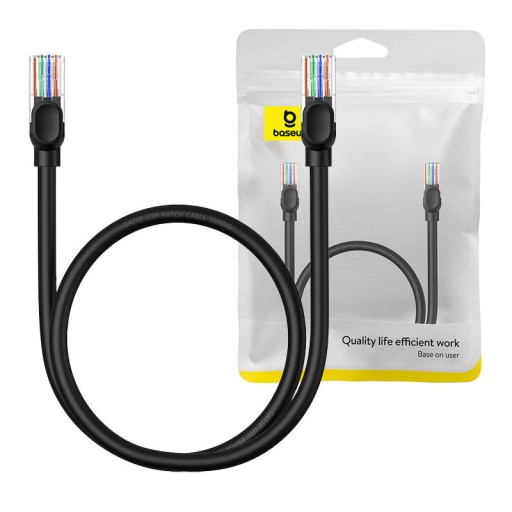 SIEŤOVÝ KÁBEL BASEUS INTERNETOVÝ KÁBEL LAN ETHERNET CAT5 RJ45 1GB/S 0,5M