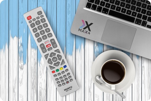 TV DIAĽKOVÉ UNIVERZÁLNE BLAUPUNKT SHARP TECHNIKA BATÉRIE OK NETFLIX YOUTUBE