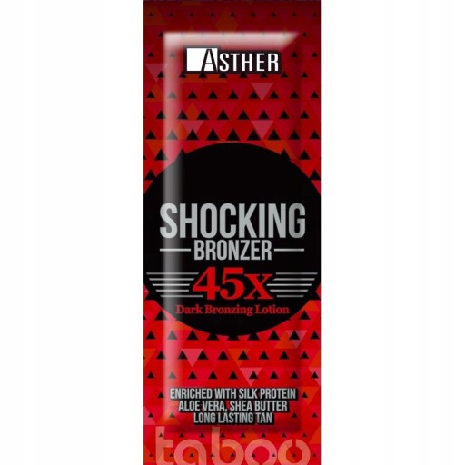 ASTHER SHOCKING BRONZER 45X na opaľovanie v soláriu