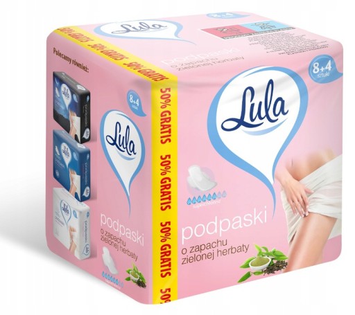 Lula hygienické obrúsky zelený čaj 12 kusov