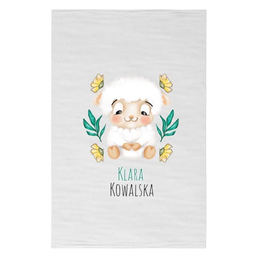 Uterák do škôlky 30x50 + Meno OVEČKA