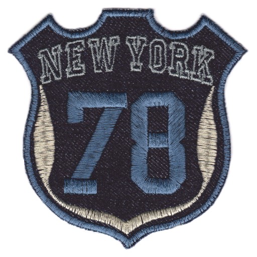 Termolepiaca vyšívaná náplasť NEW YORK PATCH