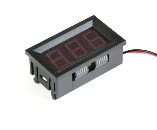 Panelový voltmeter DC 3,5-30V LED 0,56 modrá