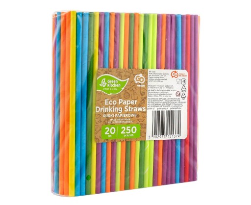 FAREBNÉ PAPIEROVÉ SLAMIKY 6X197MM (250 ks)