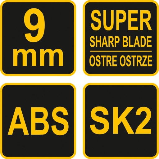 Nôž s lámacou čepeľou 9MM Vorel 76101
