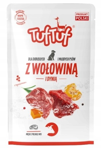 TUF TUF Mokré krmivo pre psov MIX Smaków 4 x 300g