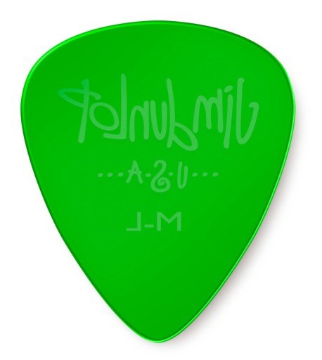 Gitarové trsátko Dunlop 486 GELS. STREDNE SVETLÁ zelená